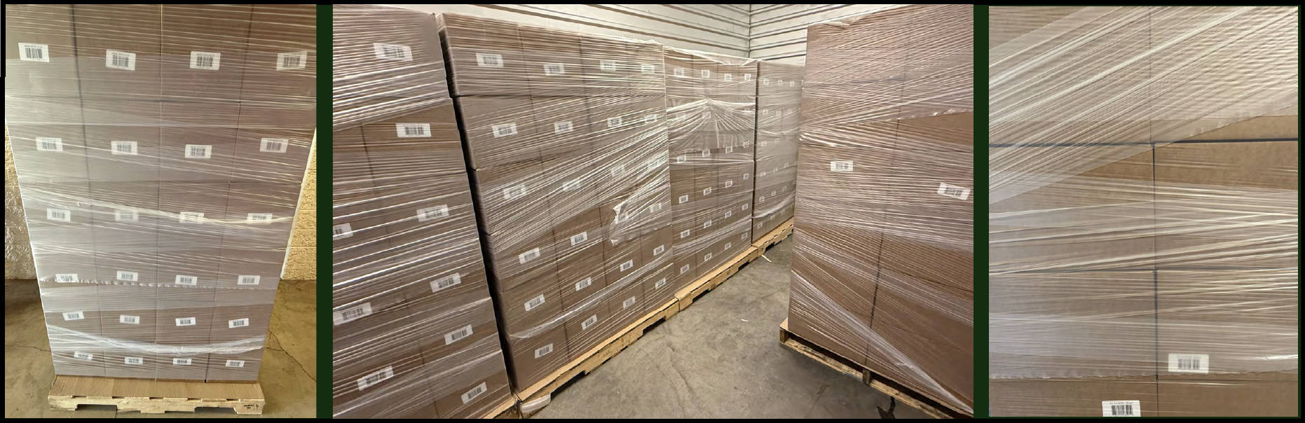 Home compostable, plant-based pallet wrap